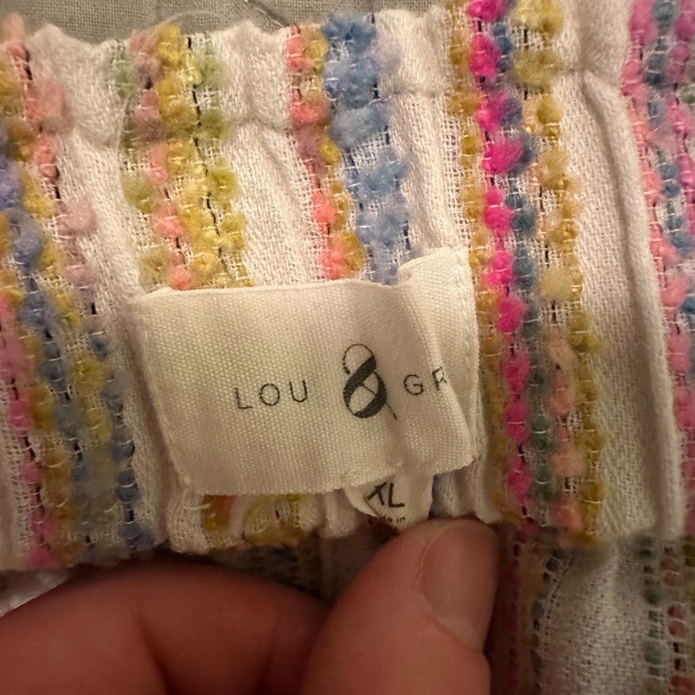 Loft Rainbow Thread Shorts - Picture 3 of 3